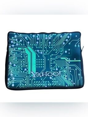 Yahoo! Padded Laptop Sleeve Circuit Board PCB Silicon Valley Merch Promo 14x10
